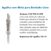 Agulha 130/705 H SPR quilt com mola Schmetz Agulhas, Schmetz image